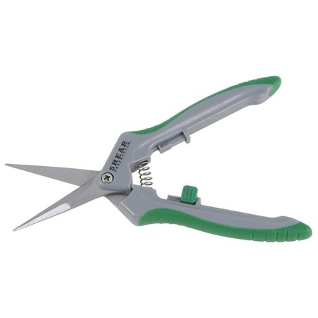 SHEAR PERFECTION Platinum Stainless Steel Straight Edge Hydroponic Trimming Shear 7005669